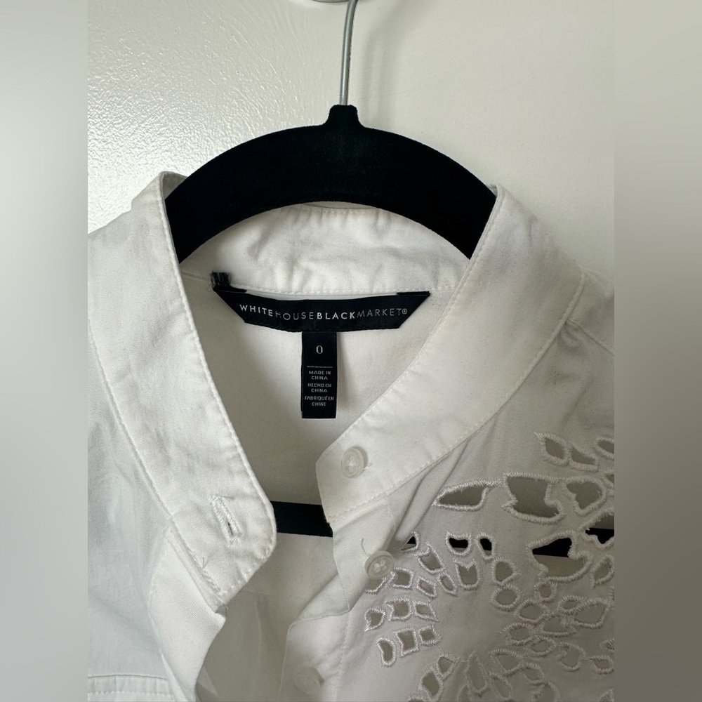 White House Black Market Poplin Shirtdress - Picture 6 of 6